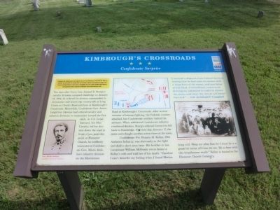 Kimbrough's Crossroads Marker. Click for full size. Kimbrough's Crossroads Marker image. Click for full size.