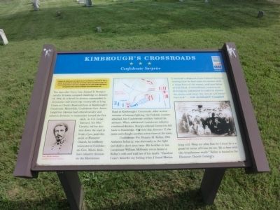 Kimbrough's Crossroads Marker image. Click for full size.