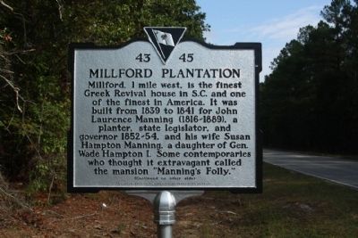 Millford Plantation Marker image. Click for full size.
