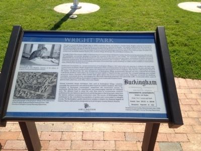 Wright Park Marker. Click for full size. Wright Park Marker image. Click for full size.