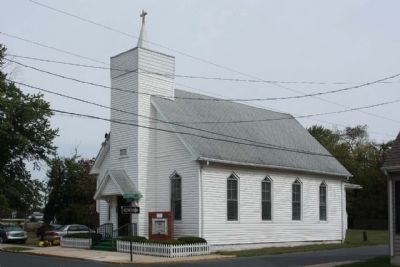 Macedonia A.M.E. Church at North Street and Clarence Street image. Click for full size.