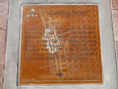 Cushing Street Marker image. Click for full size.