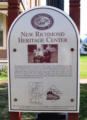New Richmond Heritage Center Marker image. Click for full size.