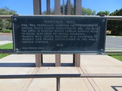 Heritage Bell Marker image. Click for full size.