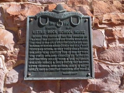 Little Rock Schoolhouse Marker image. Click for full size.