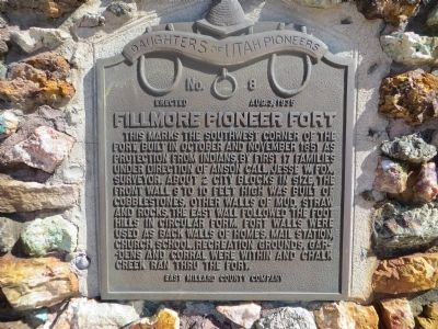 Fillmore Pioneer Fort Marker image. Click for full size.