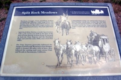 Split Rock Meadows Marker. Click for full size. Split Rock Meadows Marker image. Click for full size.