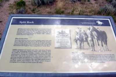 Split Rock Marker. Click for full size. Split Rock Marker image. Click for full size.