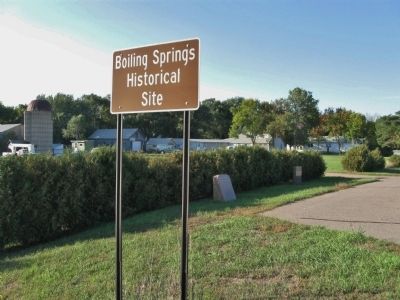 Boiling Springs Historical Site. Click for full size. Boiling Springs Historical Site image. Click for full size.