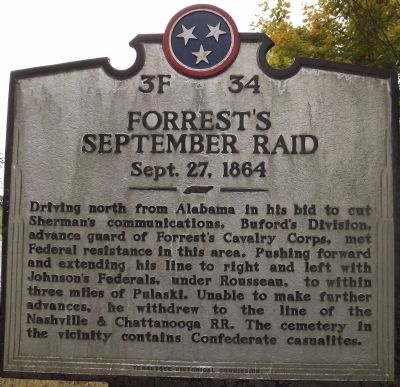 Forrest's September Raid Marker image. Click for full size.