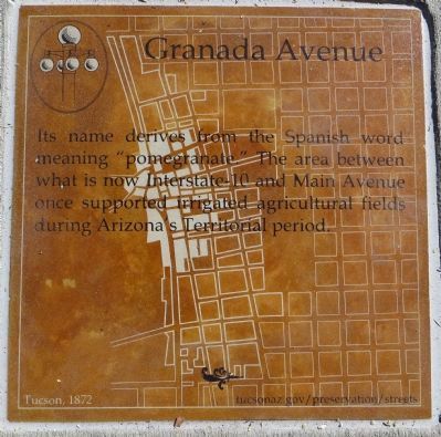 Granada Avenue Marker image. Click for full size.
