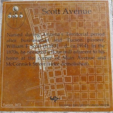 Scott Avenue Marker image. Click for full size.