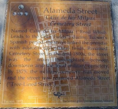 Alameda Street Marker. Click for full size. Alameda Street Marker image. Click for full size.