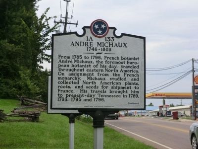 Andre Michaux Marker image. Click for full size.