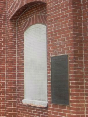 Alexandria, Virginia Marker Panels - at the north entrance to Alexandria's City Hall. Click for full size. Alexandria, Virginia Marker Panels - at the north entrance to Alexandria's City Hall image. Click for full size.