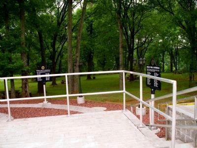 World War II Memorial Markers image. Click for full size.