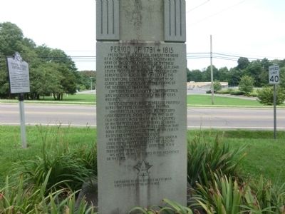 Tennessee Early History Monument Marker. Click for full size. Tennessee Early History Monument Marker image. Click for full size.