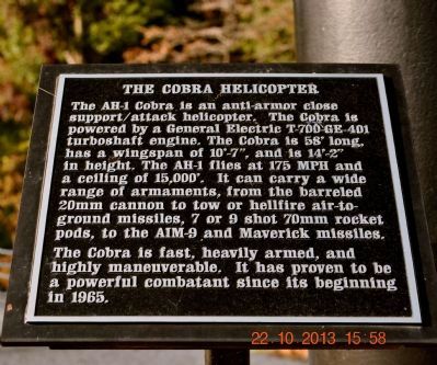 The Cobra Helicopter Marker image. Click for full size.