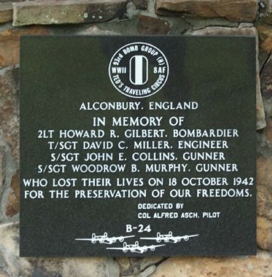 In Memory Of 93rd Bomb Group (H) Marker image. Click for full size.