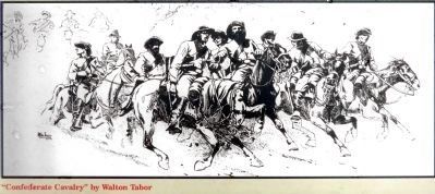 "Confederate Cavalry"<br>By Walton Tabor image. Click for full size.
