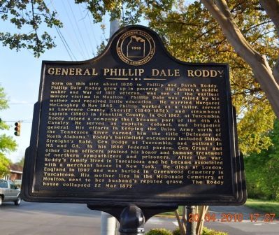 General Phillip Dale Roddy Marker image. Click for full size.