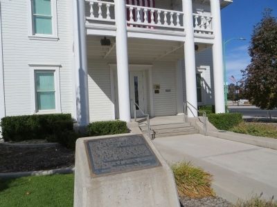Churchill County Courthouse Marker. Click for full size. Churchill County Courthouse Marker image. Click for full size.