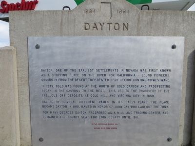 Dayton Marker. Click for full size. Dayton Marker image. Click for full size.