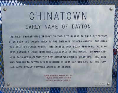 Chinatown Marker. Click for full size. Chinatown Marker image. Click for full size.