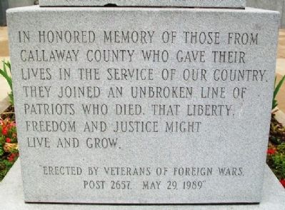 War Memorial Marker image. Click for full size.