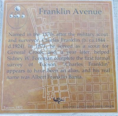 Franklin Avenue Marker. Click for full size. Franklin Avenue Marker image. Click for full size.