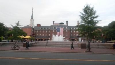 Alexandria, Virginia: Market Square - view looking north from across King Street image. Click for full size.