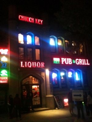The Church Key at Night. Click for full size. The Church Key at Night image. Click for full size.
