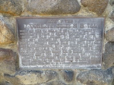 Site of the Dougherty Station Hotel Marker image. Click for full size.