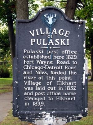 Village of Pulaski Marker. Click for full size. Village of Pulaski Marker image. Click for full size.