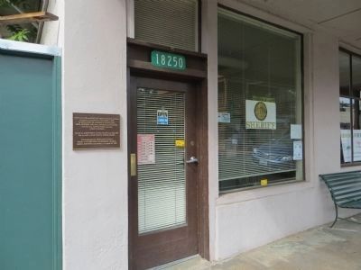 Community Hall / Jamestown Justice Court Marker. Click for full size. Community Hall / Jamestown Justice Court Marker image. Click for full size.