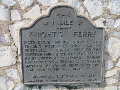 Knight's Ferry Marker image. Click for full size.