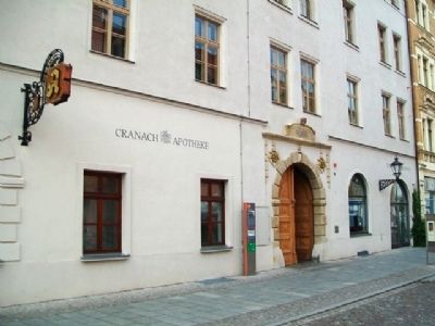 Cranach-Hof and Marker. Click for full size. Cranach-Hof and Marker image. Click for full size.