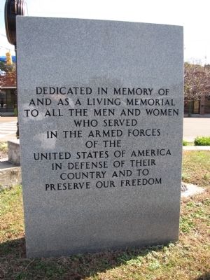 Red Bank Veteran's Memorial Marker. Click for full size. Red Bank Veteran's Memorial Marker image. Click for full size.