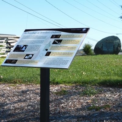 Archaeology at Dowden's Ordinary Marker. Click for full size. Archaeology at Dowden's Ordinary Marker image. Click for full size.
