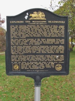 Exploring The Mississippi Headwaters Marker image. Click for full size.