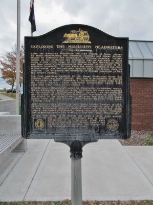 Exploring The Mississippi Headwaters Marker. Click for full size. Exploring The Mississippi Headwaters Marker image. Click for full size.