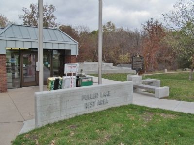 Fuller Lake Rest Area and Marker image. Click for full size.