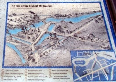 The Site of the Elkhart Hydraulics. Click for full size. The Site of the Elkhart Hydraulics image. Click for full size.