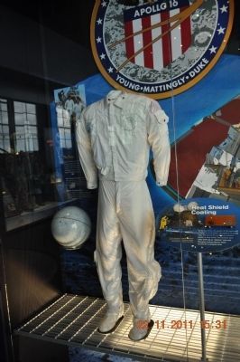 Space Suit for Apollo 16. Click for full size. Space Suit for Apollo 16 image. Click for full size.