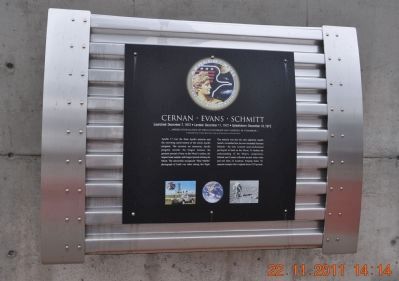 Cernan Evans Schmitt Marker. Click for full size. Cernan Evans Schmitt Marker image. Click for full size.