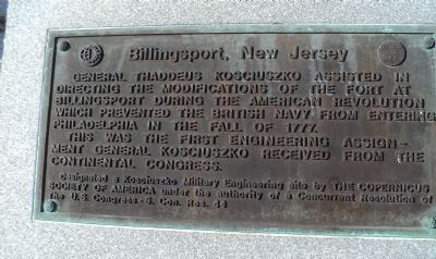 Billingsport, New Jersey	 Marker image. Click for full size.