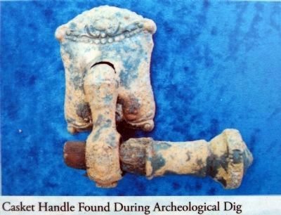 Casket Handle Found During Archeological Dig image. Click for full size.