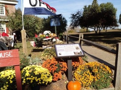 Marker on the Red Bank Battlefield. Click for full size. Marker on the Red Bank Battlefield image. Click for full size.