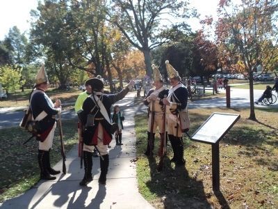 Welcome to Red Bank Battlefield Marker. Click for full size. Welcome to Red Bank Battlefield Marker image. Click for full size.