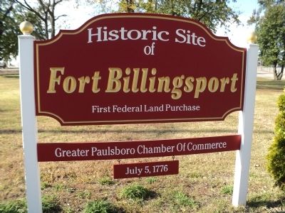 Fort Billingsport Marker image. Click for full size.